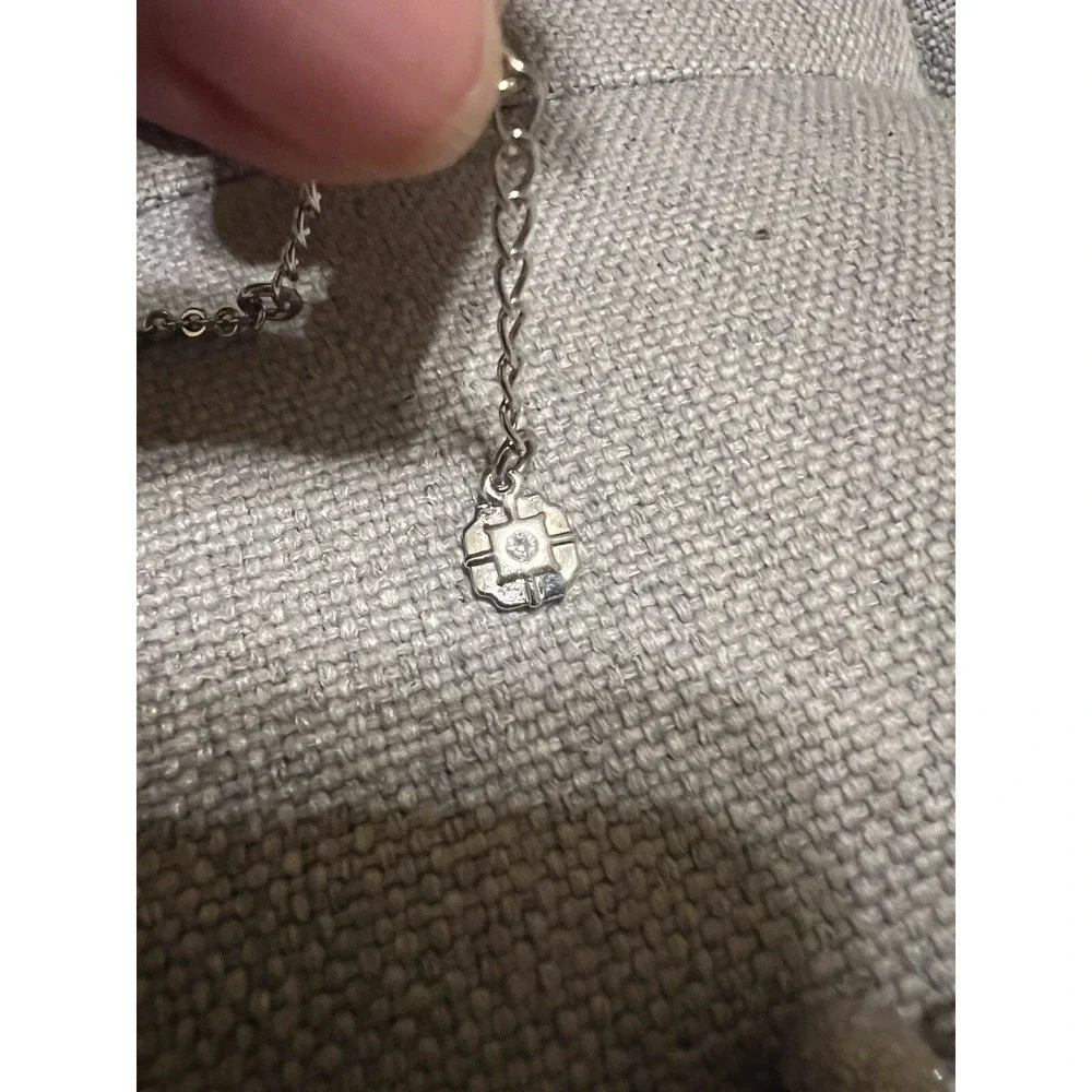 Monet Diamond Cut Beads Silver Color‎ Metal Beaded Necklace 27 Inches New